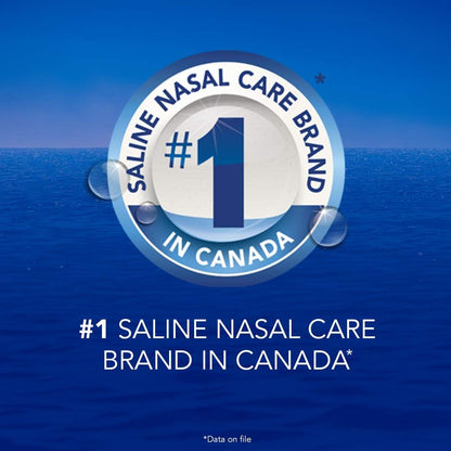 HydraSense 全流鼻喷雾剂，日常鼻腔护理，100% 天然海水，不含防腐剂，100 毫升