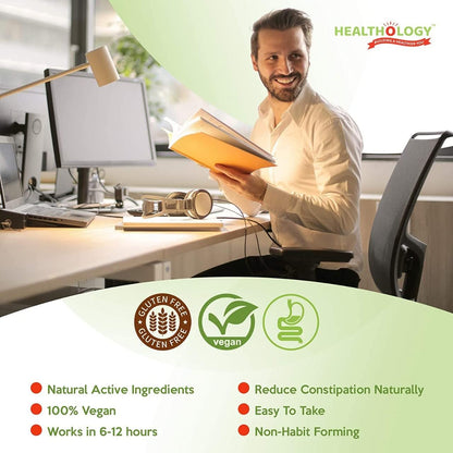 HEALTHOLOGY Go-Lax，腸道配方，天然瀉藥，有效緩解便秘補充劑，120 粒