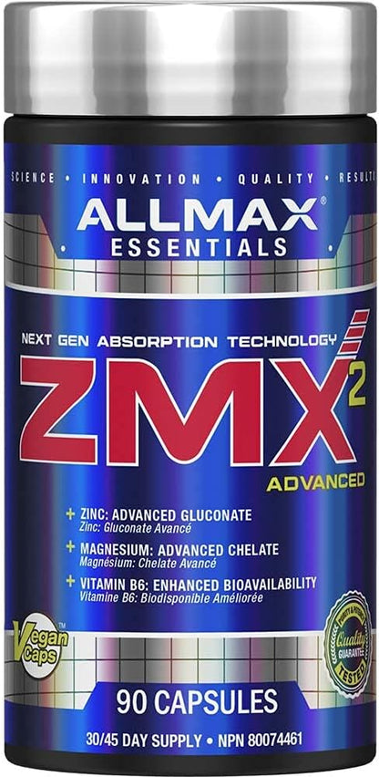 ALLMAX CASEIN-FX 巧克力 2 磅 & ZMX2，90 粒