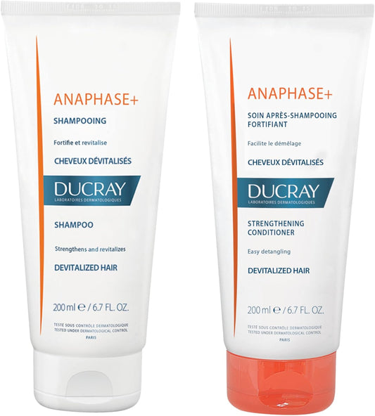 Ducray Anaphase+ 套装洗发水 + 护发素 - 头发稀疏 - 头发密度 - 所有类型的头发