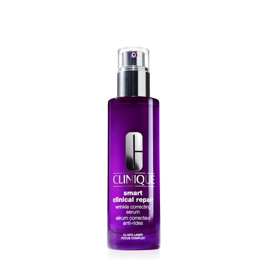 Clinique Smart Clinical Repair Wrinkle Correcting Face Serum With Hyaluronic Acid, Peptides + Advanced Retinoid Serum | Anti-Aging + Hydrating, Mini Travel Size, 10ml