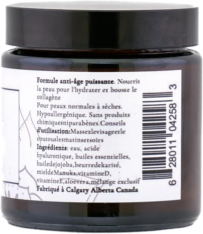 Made in CANADA Sunbee Men's Hydrating Day Cream, Hydrating Moisturizer with Hyaluronic Acid 100 mL