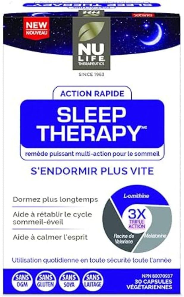 Nulife Therapeutics 出品 Nulife Vitamins Nulife Therapeutics 出品 Nulife Vitamins 睡眠疗法 - 天然疗法 30 片
