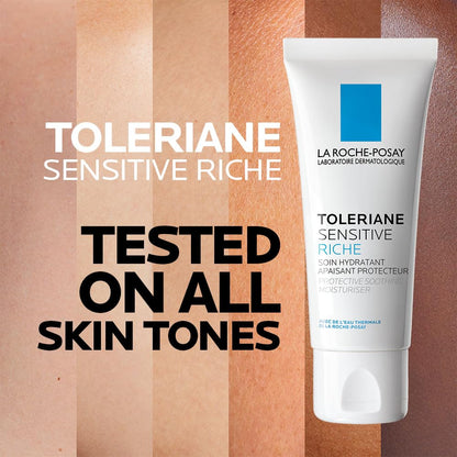 La Roche Posay Face Cream & Body Lotion BUNDLE, Toleriane Sensitive Cream & Lipikar Baume LIGHT AP+M, Hydration for Face & Body, Suitable for Sensitive, Dry to Very Dry Skin, Fragrance-Free