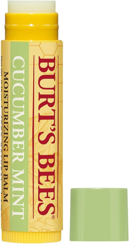 Burt's Bees 小蜜蜂 補水保濕潤唇膏組合 | 100% 天然唇部護理 - 4 支