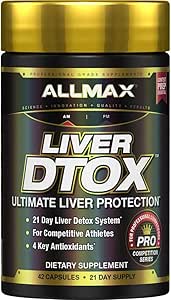 ALLMAX Nutrition - 肝臟 DTOX - 終極肝臟保護，42 粒