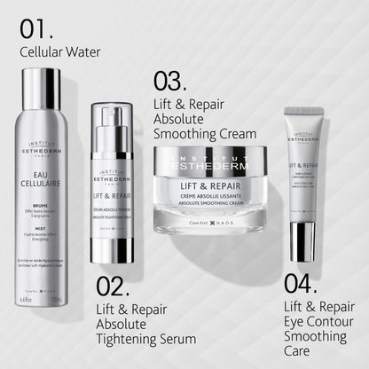 Institut Esthederm - Lift & Repair Absolute Smoothing Cream - Lifting Anti-wrinkle Firming Cream, Anti-aging, All Skin Types, 50 mL.