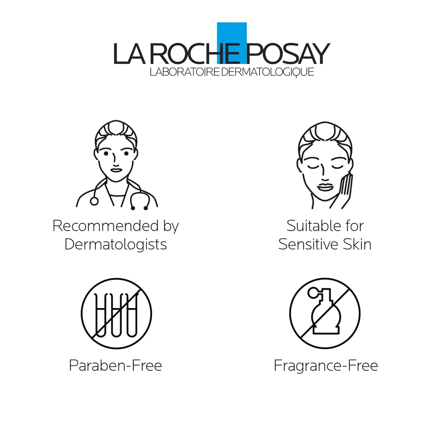 La Roche Posay Glycerin Face Serum, Toleriane Dermallergo Serum for Ultra-Sensitive, Allergy-Prone, Reactive Skin, Soothing and Hydrating, Formulated with Neurosensine, Fragrance-Free, 30ml