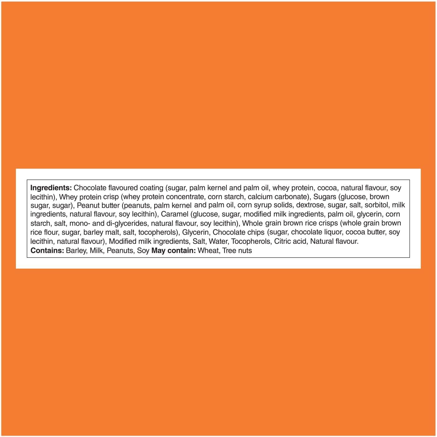 Gatorade Whey Protein Bar - Peanut Butter Chocolate, Multi-Pack, 12 Bars, 960 g (Pack of 4)