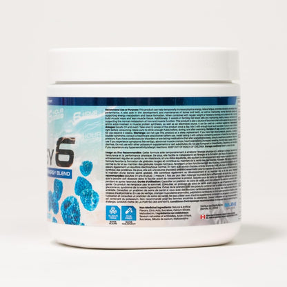 Believe Supplements - 氨基酸+能量 6-6 小时能量补充剂，含维生素、矿物质和兴奋剂 - 提升注意力和能量 - 零糖（蓝莓）