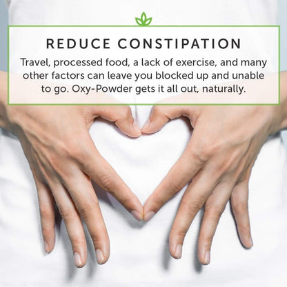 Global Healing Oxy-Powder Oxygen-Based Colon Cleanse and Detox - Poop Stool Softener For Bloating, Gas & Constipation Relief For Women & Men (60 Capsules) - Canadian Version