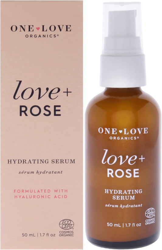 One Love Organics Love Plus Rose Hydrating Serum Women 1.7 oz