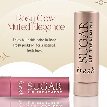 女士清新潤飾唇膏套裝 - 3 件組（玫瑰、花漾和高級護理）每件 0.07 盎司