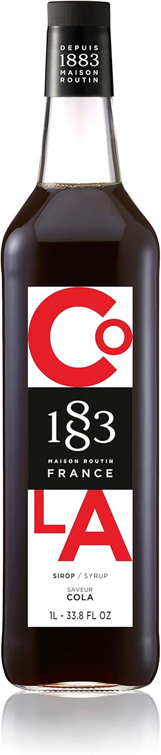 1883 Maison Routin 可樂糖漿，1L 玻璃杯