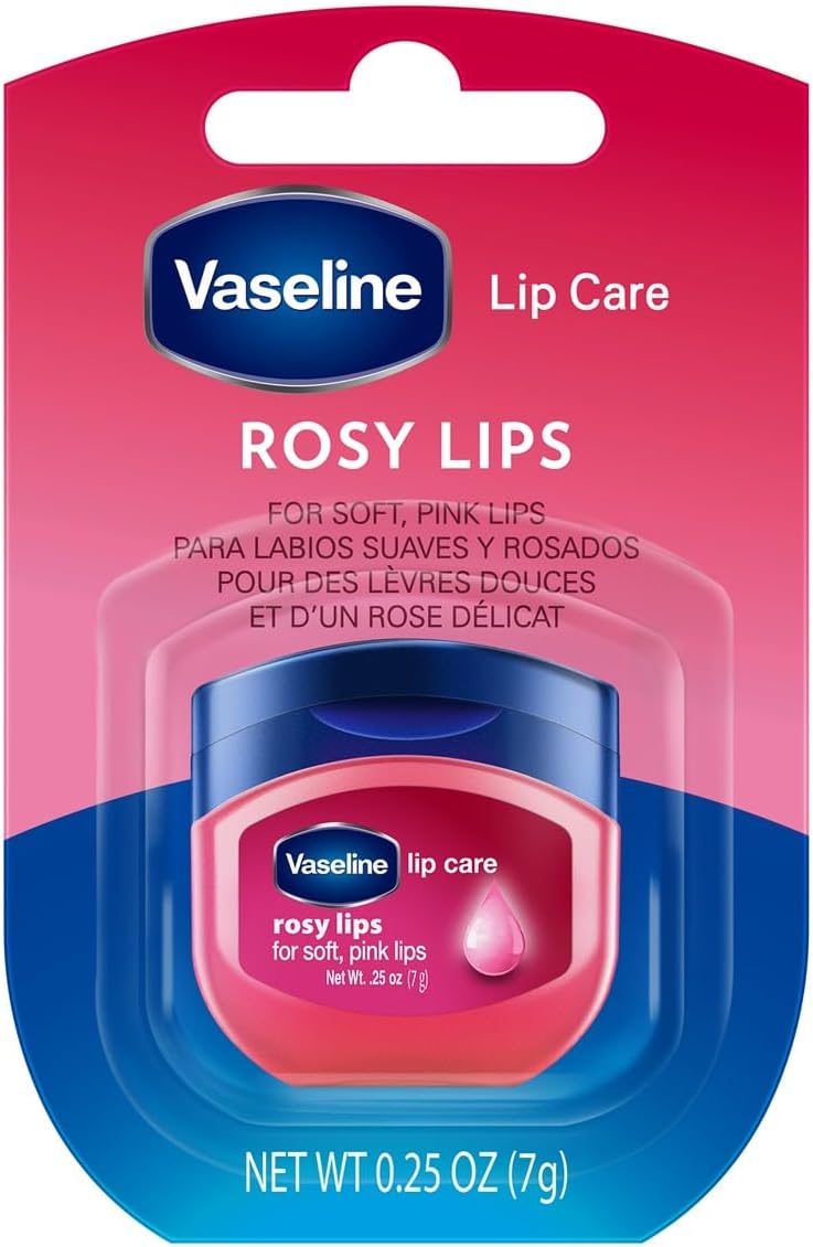 Vaseline Lip Therapy Rosy Lips Pack of 2 0.25 Oz. / 7 Grams