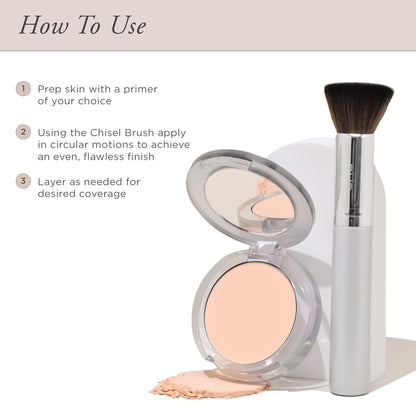 PUR Beauty 4-in-1 Pressed Mineral Makeup Foundation with SPF 15 - Concealer & Finishing Compact Pressed Powder for Face - Buildable Medium to Full Coverage Foundation
