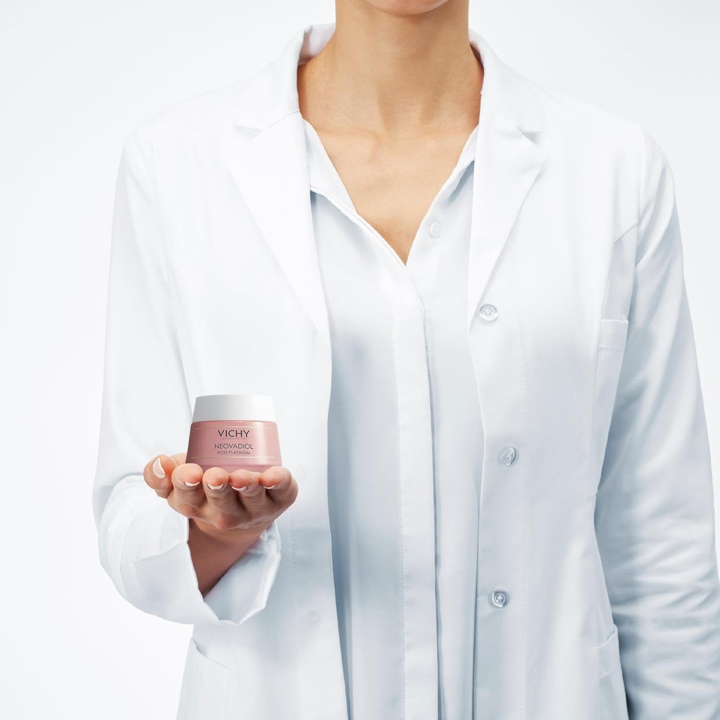 薇姿玫瑰光彩面霜，Neovadiol 玫瑰铂金强化焕活玫瑰调理霜，适合成熟肌肤，含钙、蜂蜡和玫瑰提取物，低过敏性，50 毫升