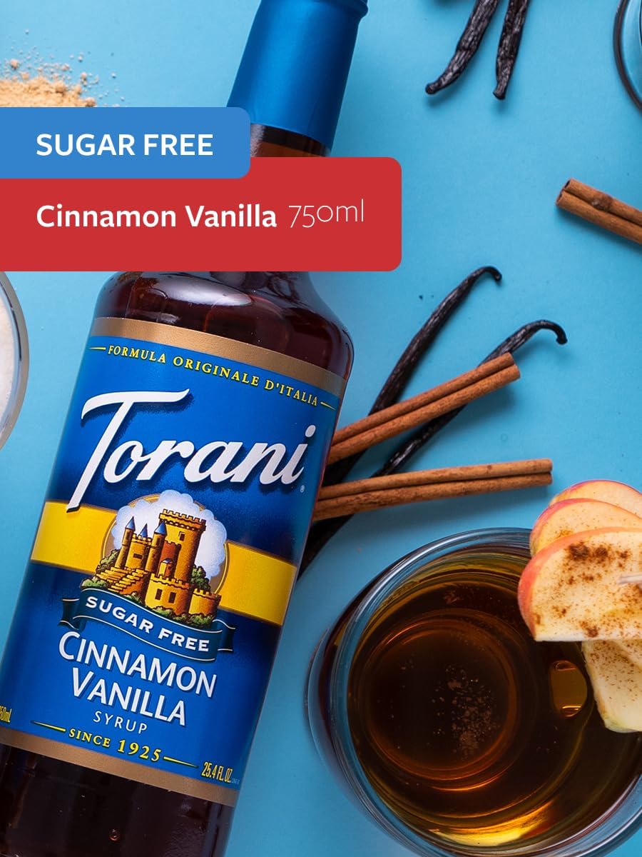 Torani 无糖肉桂香草味糖浆 750ml
