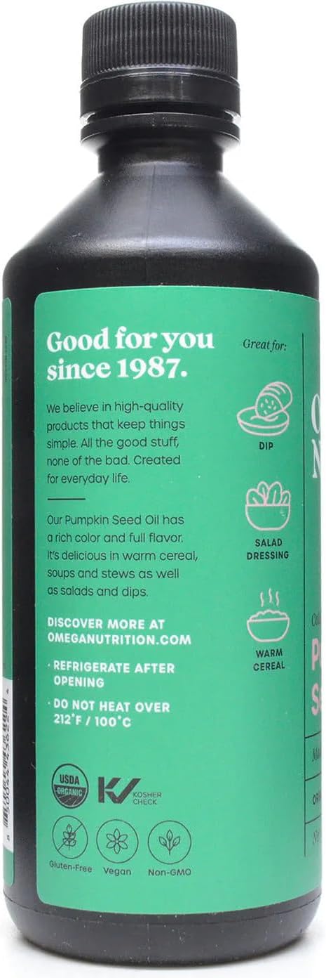 Omega Nutrition, 有機南瓜籽油，355毫升（1包）