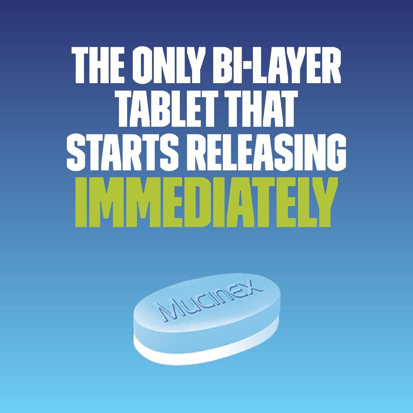 Mucinex, 胸闷，12 小时缓释双层片剂，祛痰，600 毫克，40 片