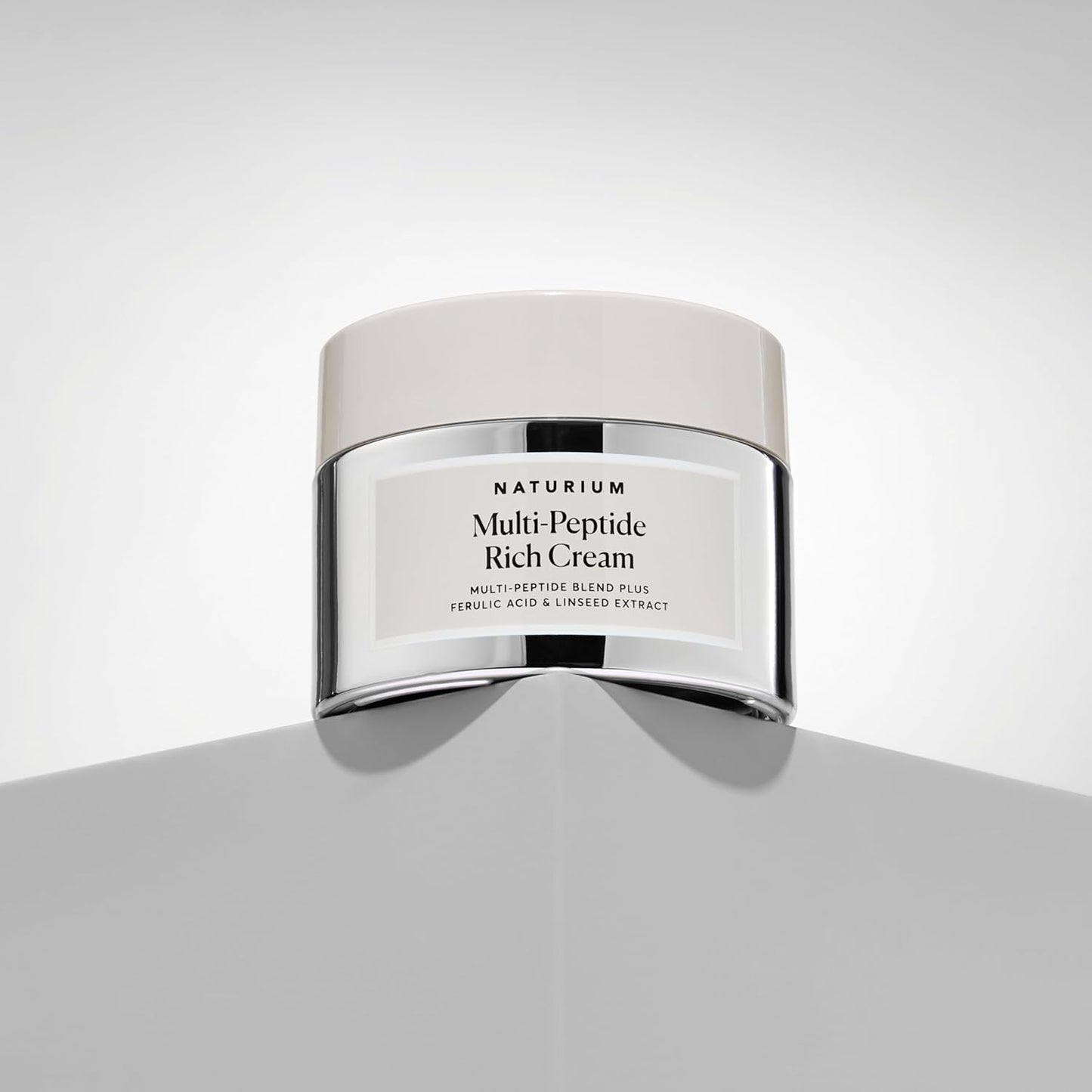 Naturium Multi-Peptide Rich Moisturizer - Jumbo | Hydrating Face Cream, With Vitamin C & Panthenol | 3.4 FL OZ / 100 ml