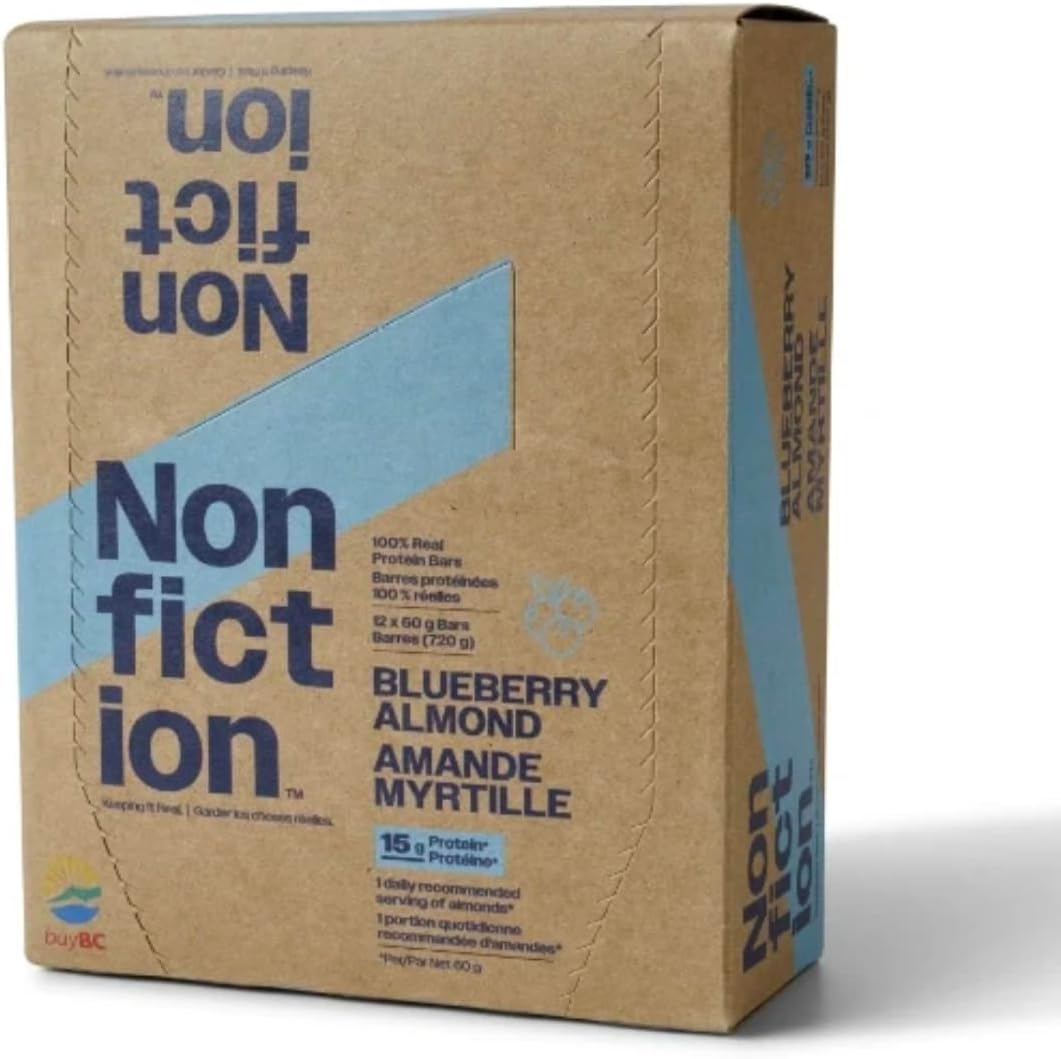 Nonfiction Protein Bar Blueberry Almond 12x60g (Pack of 12)