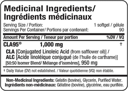 ALLMAX Nutrition - CLA95 - 最高纯度 CLA 产量 - 90 粒
