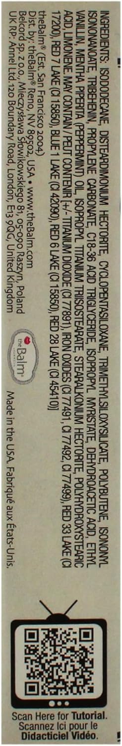 theBalm the Balm Meet Matte Hughes 持久液體唇膏 - Humble 女士唇膏 0.25 盎司