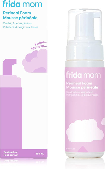 Frida Mom 金缕梅会阴愈合泡沫，用于产后护理、清凉镇痛和痔疮治疗，5 液体盎司