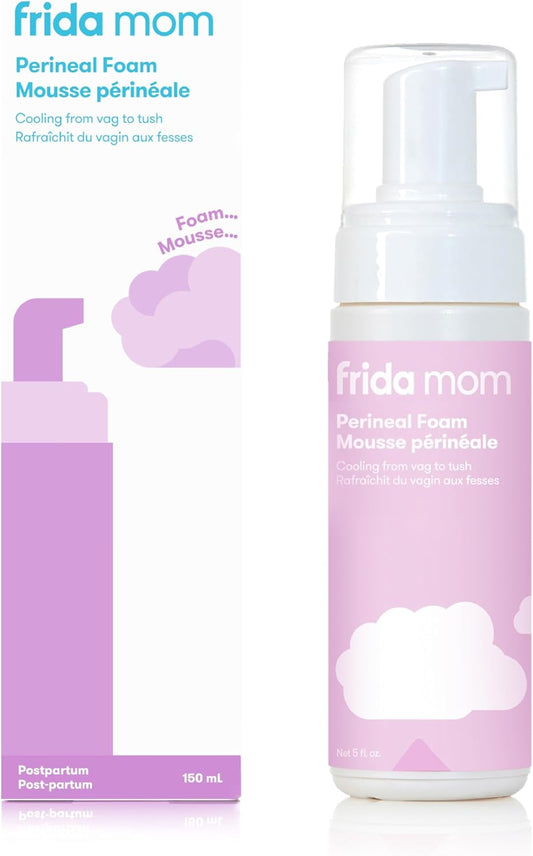 Frida Mom 金缕梅会阴愈合泡沫，用于产后护理、清凉镇痛和痔疮治疗，5 液体盎司