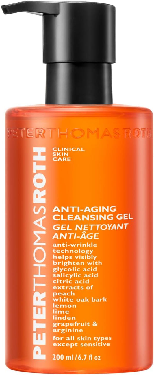 Anti-Aging Cleansing Gel by Peter Thomas Roth for Unisex - 6.7 oz Cleanser
