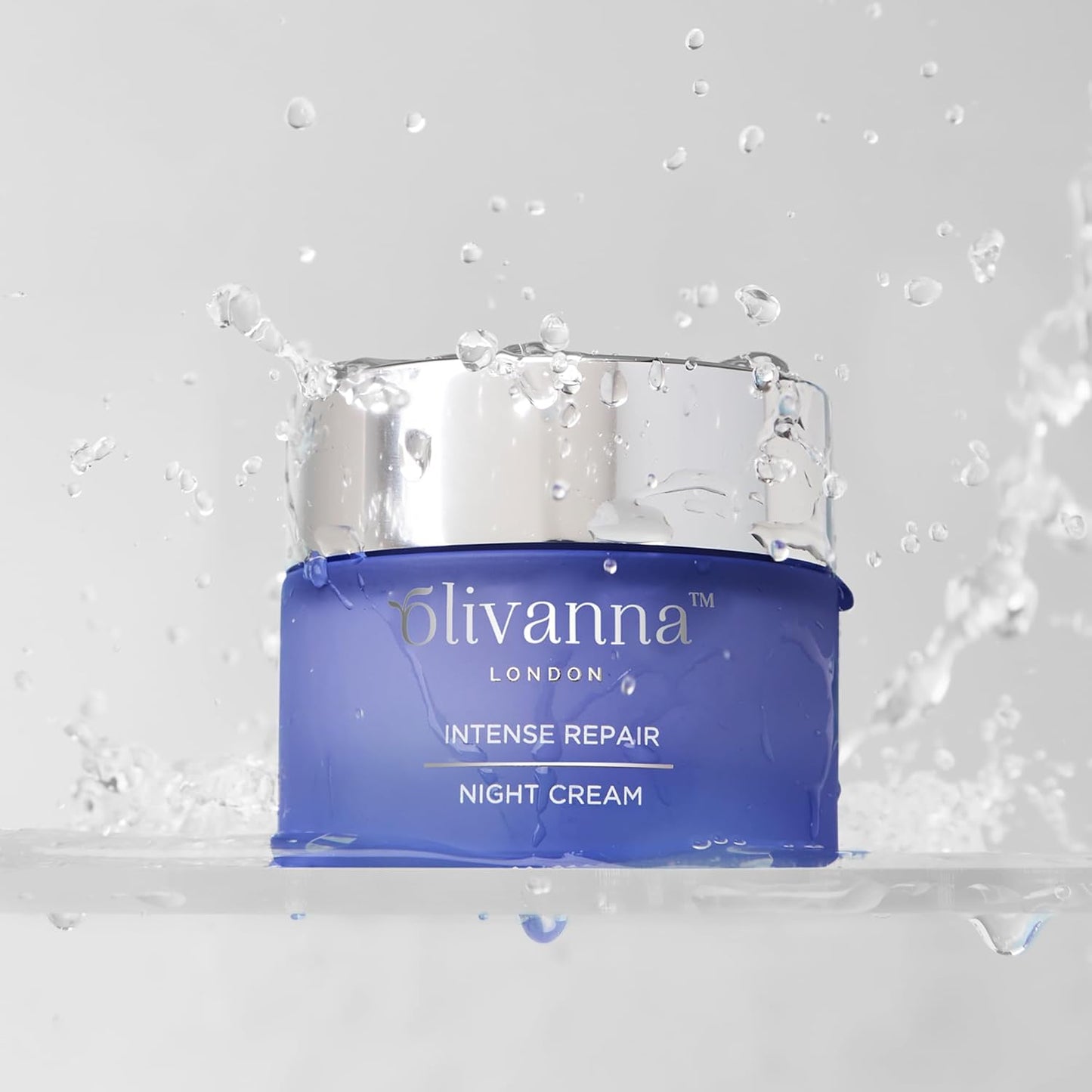 Olivanna Intense Repair Night Cream - Face Moisturizer - Enriched with Natural Ceramides, Hyaluronic Acid, and Omega-Rich Seed Oils - 50 ml