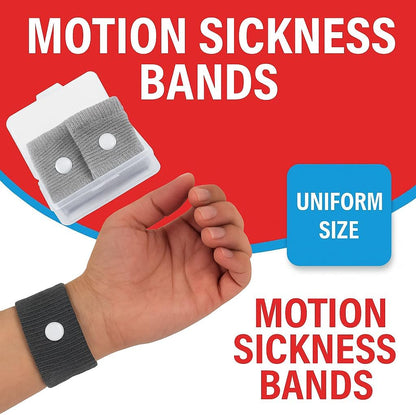 Top Med 暈車手環成人自然緩解噁心指壓暈動病腕帶