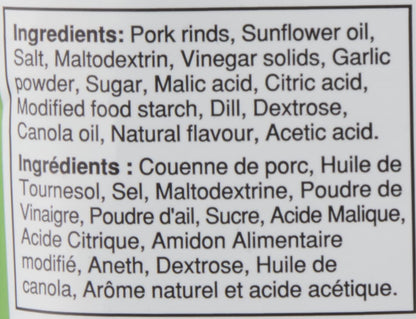 南方食譜小批量豬皮 | 辣蒔蘿炸豬皮 | 生酮友好、無麩質、低碳水化合物食品 | 每份含 7 克膠原蛋白 | 高蛋白 | 85 克/袋