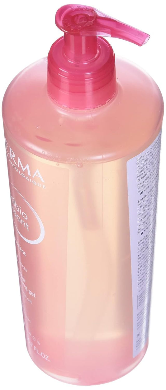 Bioderma Sensibio Foaming Gel Gentle Face Cleanser, Cleansing and Makeup Removing Refreshing Feeling for Sensitive Skin, Unscented, 16.9 Fl Oz