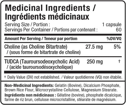 Allmax TUDCA+ 60粒 - 牛磺酸牛磺酸 - 肝脏排毒和肠道健康