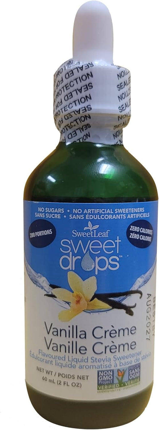 SweetLeaf Sweet Drops, Vanilla Creme, 2 Fl. Oz (Pack of 1)