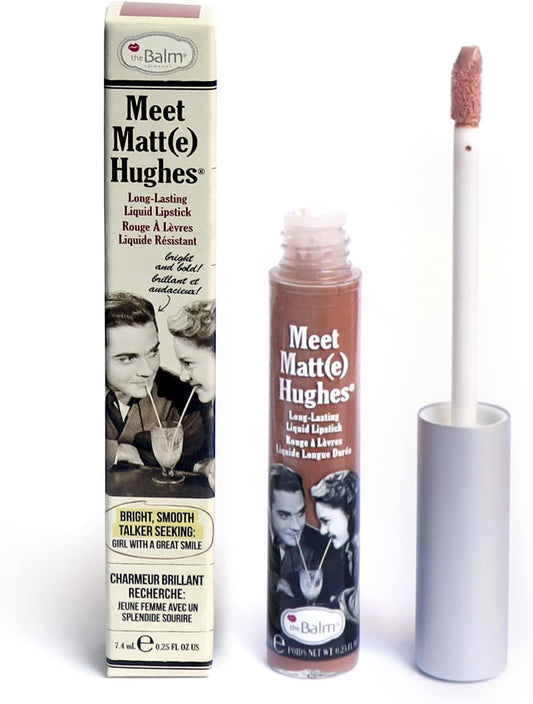 theBalm the Balm Meet Matte Hughes 持久液體唇膏 - Humble 女士唇膏 0.25 盎司