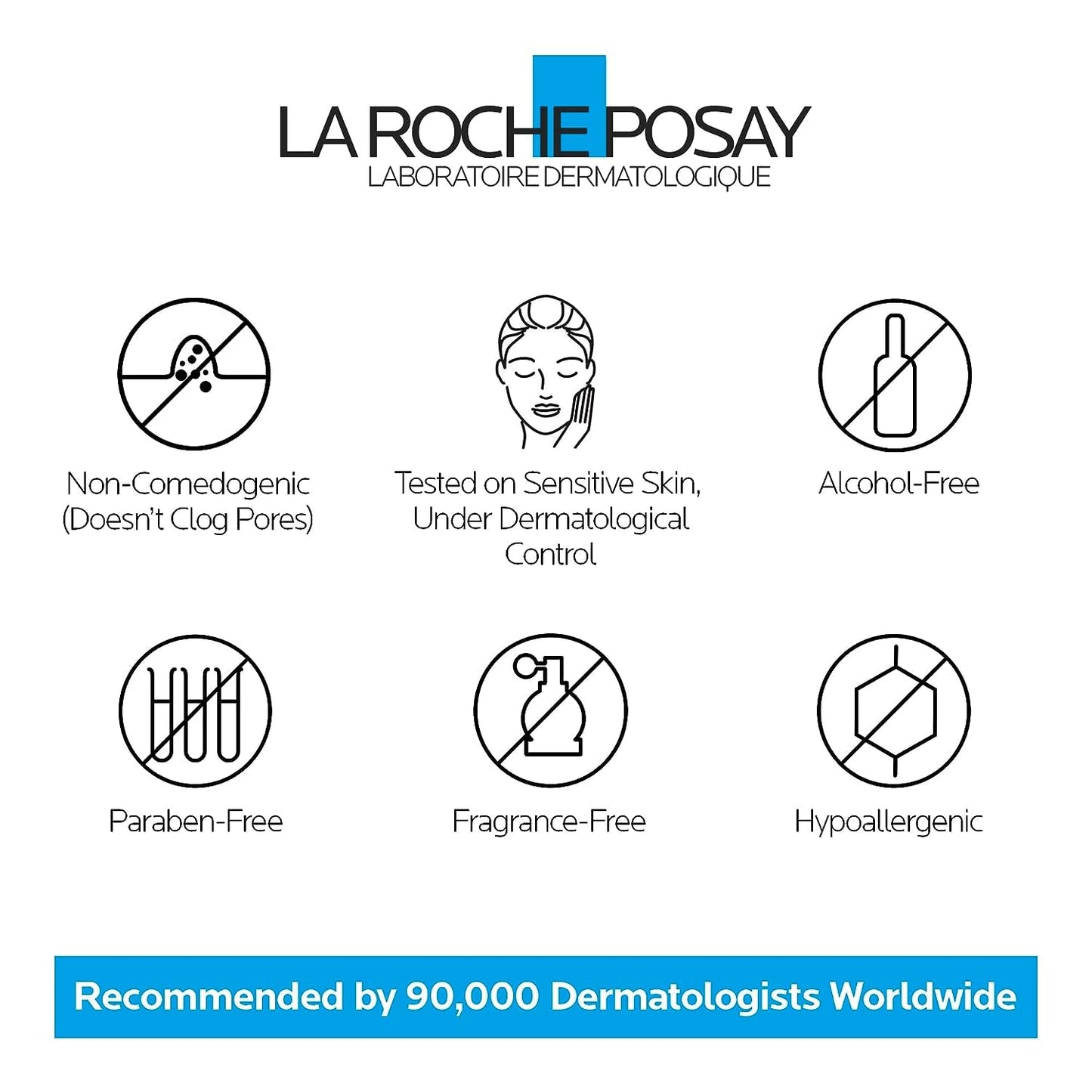 La Roche-Posay Face Moisturizer, Toleriane Sensitive Face Cream with Niacinamide and Ceramides, for Normal to Combination Skin Sensitive Skin, Alcohol Free, Fragrance Free, 40mL (Packaging May Vary)