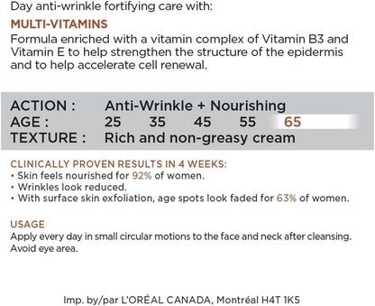 L’Oréal Paris Anti-Aging Face Cream 35+, Day & Night Skincare, Wrinkle Expert & L'Oreal Paris Anti-Aging Face Cream 65+, Day & Night Skincare, Wrinkle Expert