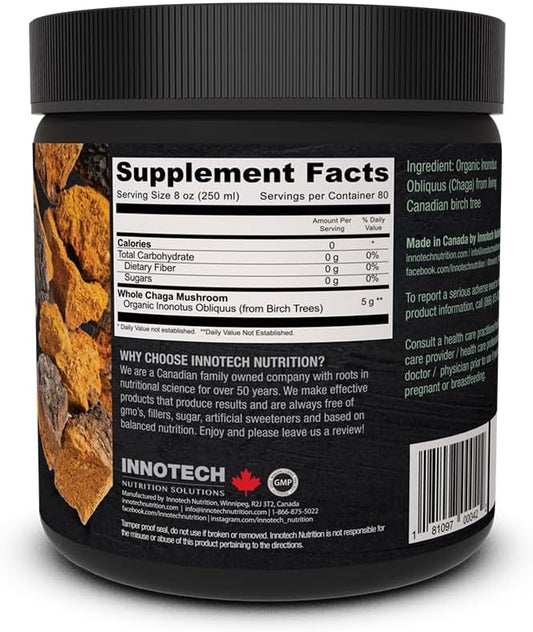 Innotech Nutrition 野生採摘白樺茸塊 - 115 克