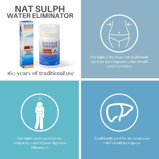 Schuessler Nat Sulph 片剂 - 125 片装