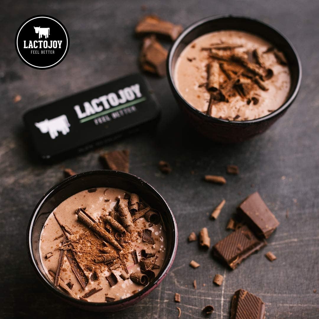 LactoJoy Lactase Pills I Powerful Lactase Enzymes for Lactose Intolerance I Ultra Pure Lactase for Improved Digestion I No Silicon Dioxide, No Artificial Flavors, No Sucralose I 100% Vegan I 80 Pieces …