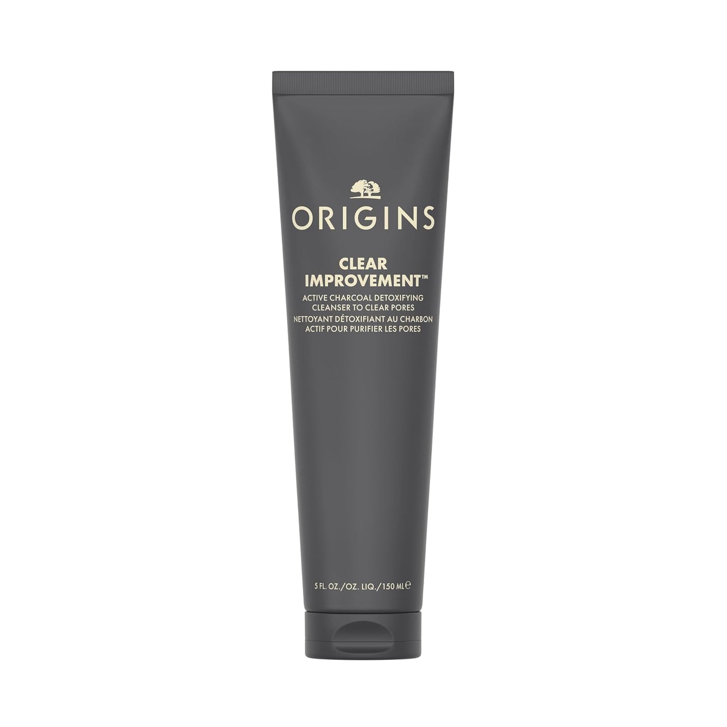 Origins Clear Improvement 排毒潔面乳，清潔毛孔 | 明顯縮小毛孔 | 含竹炭和水楊酸，150 毫升