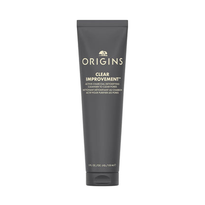 Origins Clear Improvement 排毒潔面乳，清潔毛孔 | 明顯縮小毛孔 | 含竹炭和水楊酸，150 毫升