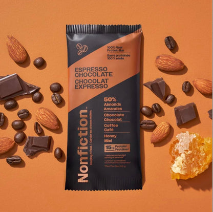 Nonfiction Protein Bar Espresso Chocolate 12x60g (Pack of 12)