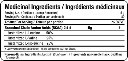 ALLMAX Nutrition - BCAA 2:1:1-100% 纯医药级 - 微粉化支链氨基酸 - 无麸质，400 克