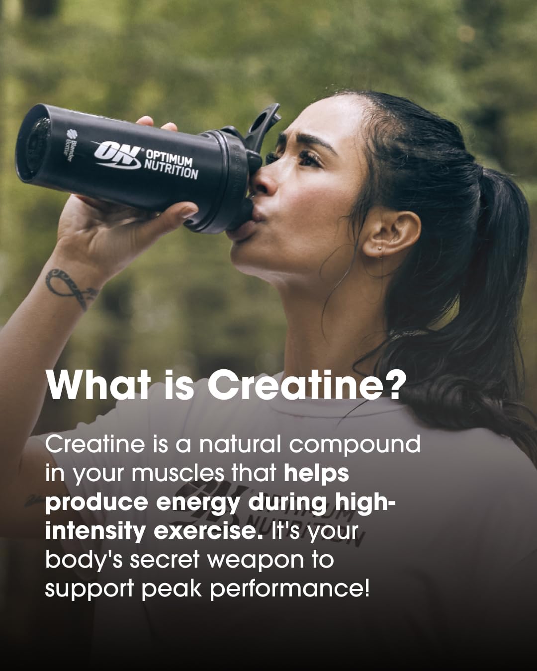 Optimum Nutrition 100% 純肌酸一水合物微粉，無味，600 克 - 120 份（包裝可能有所不同）