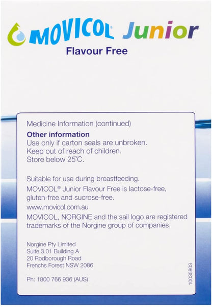 Movicol Junior 无味小袋装 6.9g 30