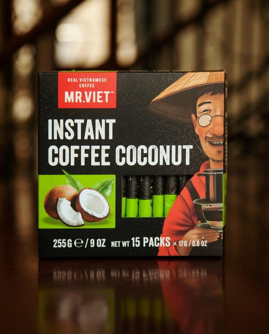 Mr.Viet 椰子即溶咖啡 15 包